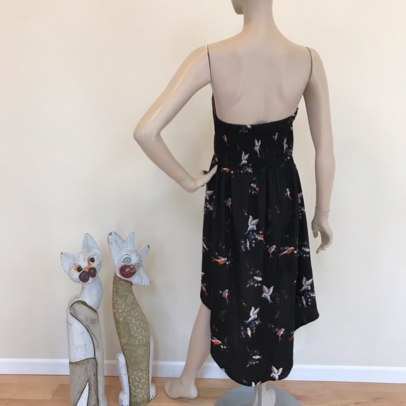 American Rag Swallow Bird Strapless hi lo Dress M - Picture 5 of 6